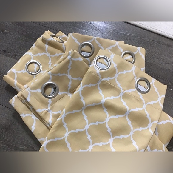 Other - Yellow Blackout Curtains 96’ L x 50’ W x4